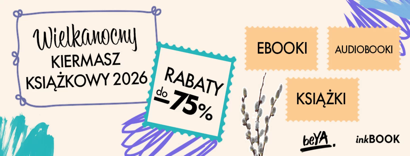 Nawet 75% taniej na tytu�y Wydawnictwa beYA w wielkanocnym kiermaszu ksi��kowym! 🌷