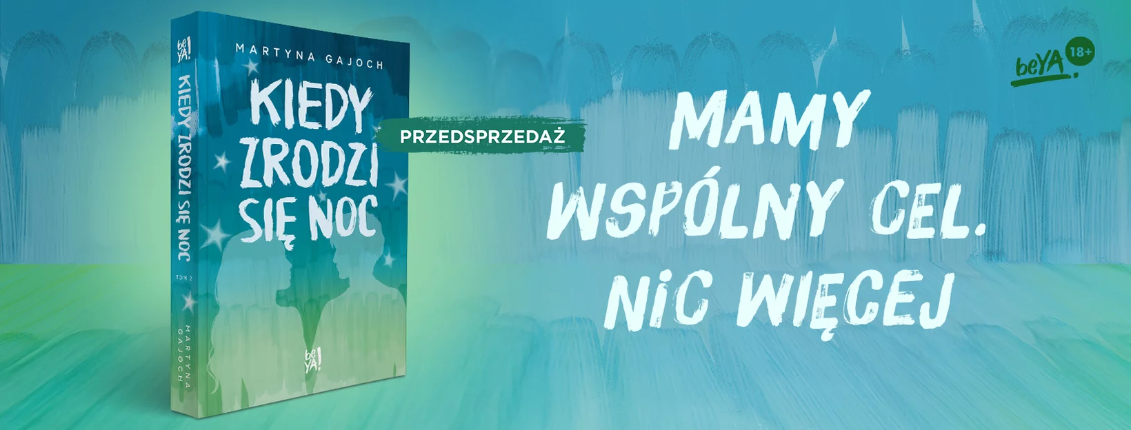 Kiedy zrodzi si� noc, Martyna Gajoch, przedsprzeda�, young adult, romans m�odzie�owy