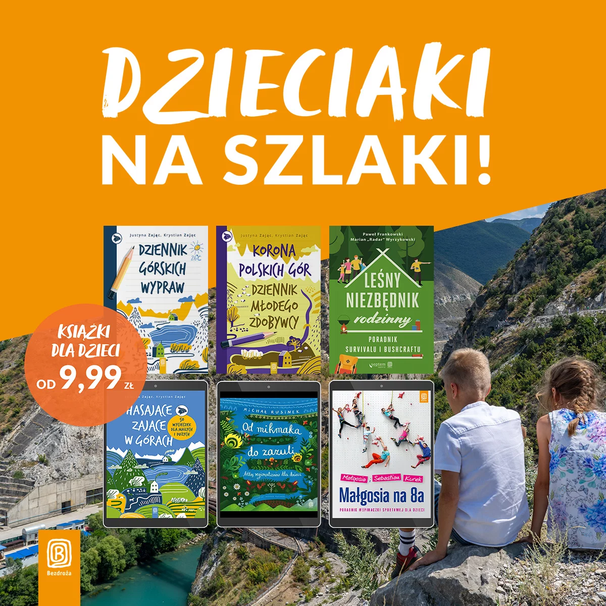 Grafika promocji - Dzieciaki na szlaki! 🎒
