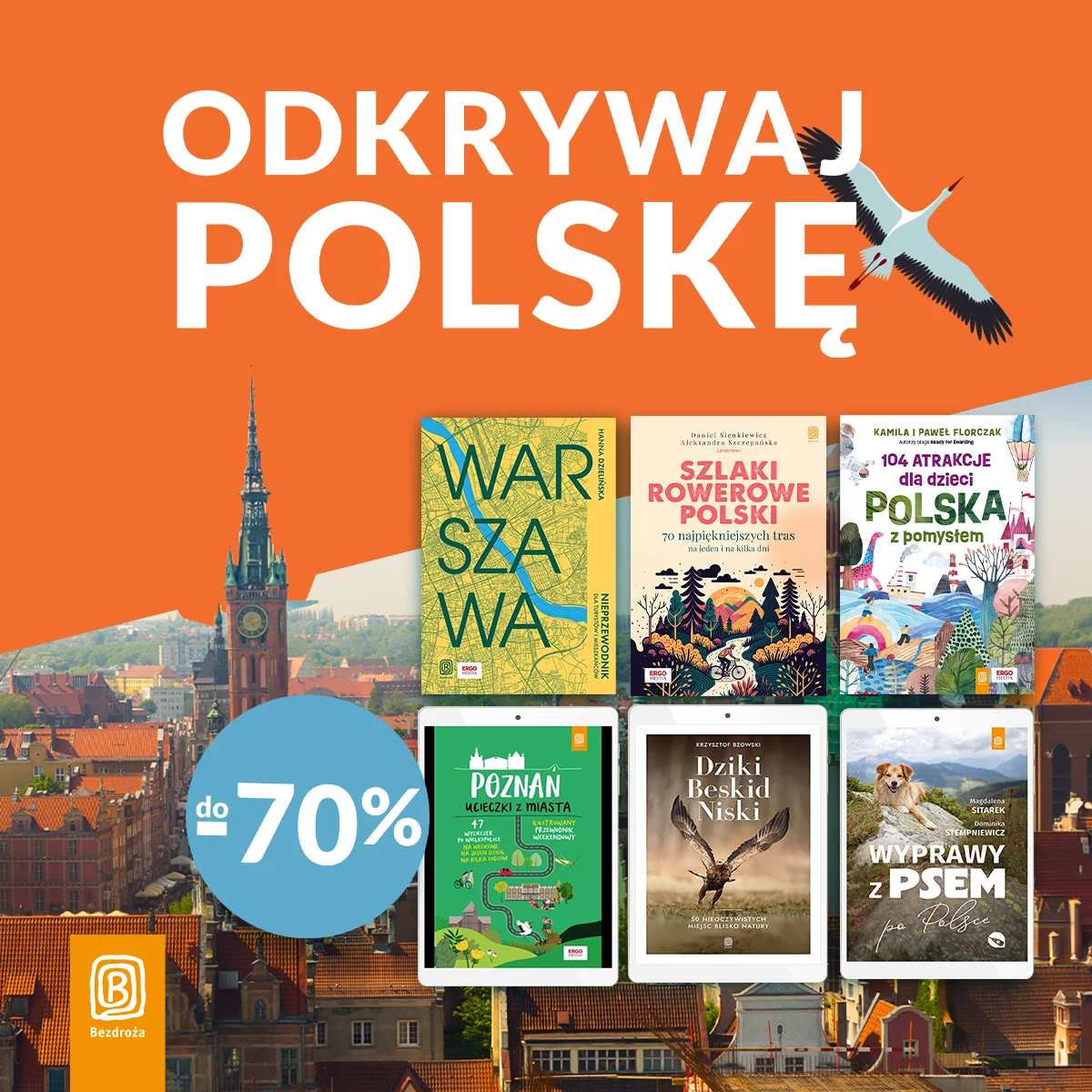 Grafika promocji - Odkrywaj Polskę 🤍❤️