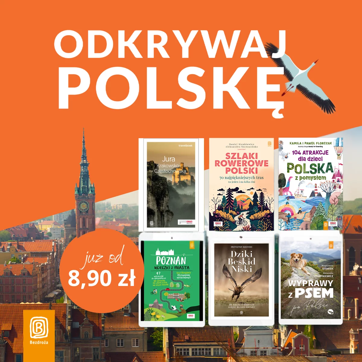 Grafika promocji - Odkrywaj Polskę 🤍❤️