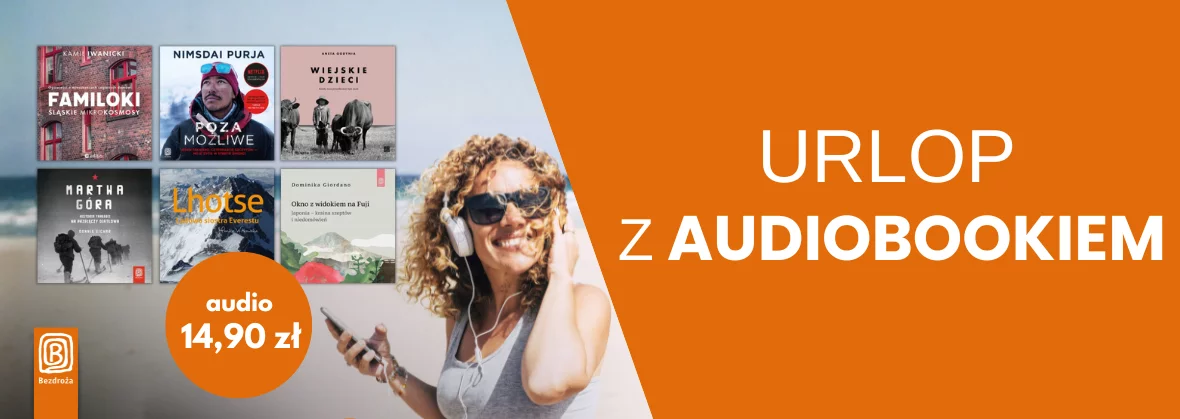 Grafika promocyjna - Urlop z audiobookiem 🎧