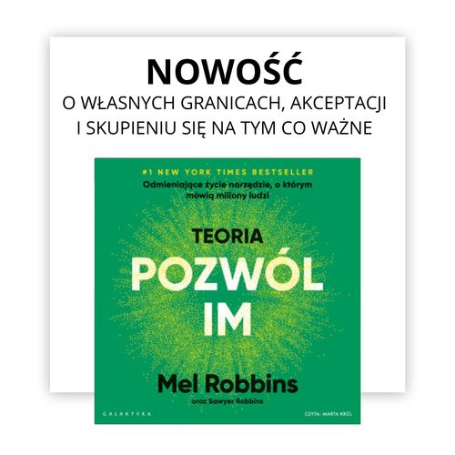 Audiobook Pozwól Im - poradnik autorstwa Mel Robbins, autorki Reguły 5 sekund