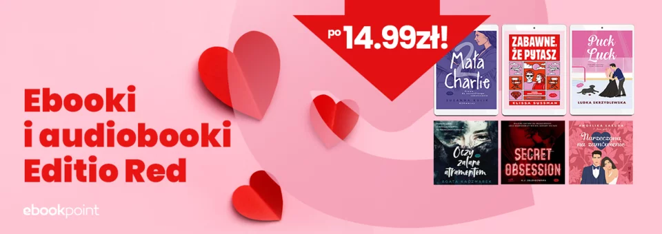 Ebook i audiobooki Editio Red w promocji po 14,99zł