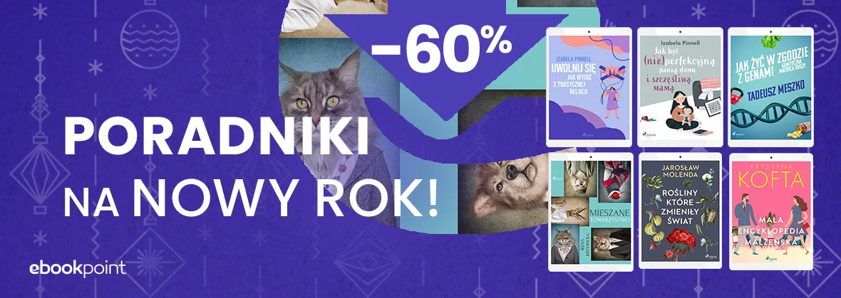 Poradniki na Nowy Rok! -60% Promocja na ebooki Wydawnictwa Saga Egmont