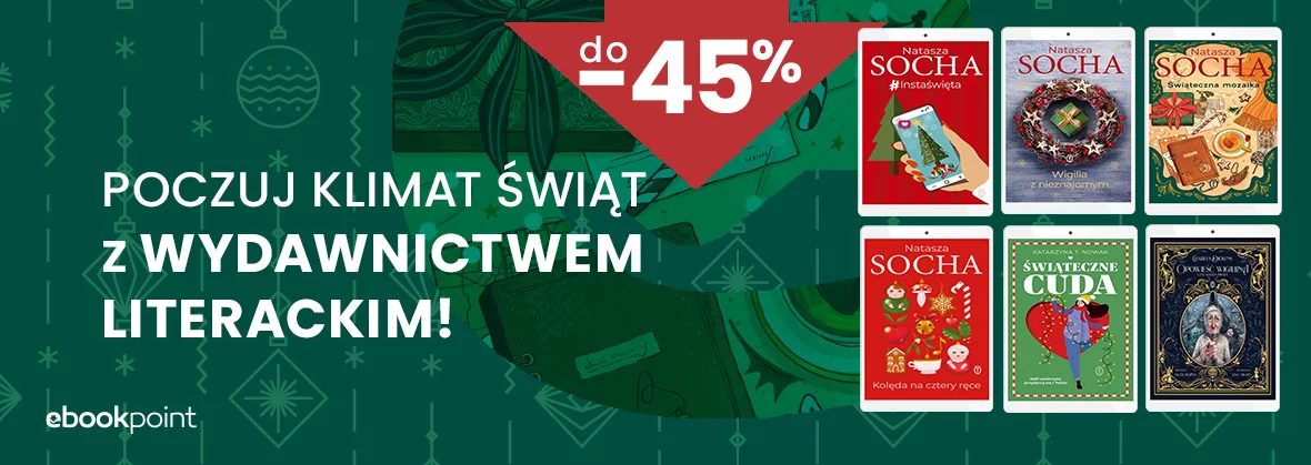 Poczuj klimat świąt z Wydawnictwem Literackim! do -45%