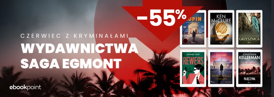 Czerwiec z kryminałami Saga Egmont w księgarni Ebookpoint