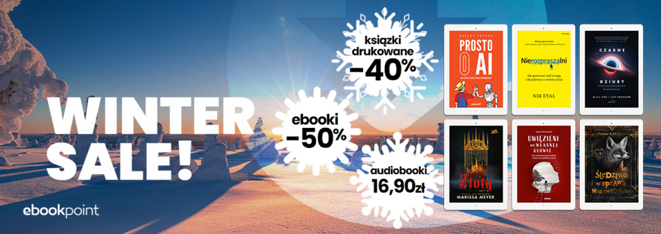 Winter Sale w księgarni Ebookpoint - sprawdź audiobooki, ebooki i książki drukowane 