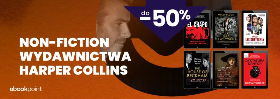 Non fiction wydawnictwa Harper Collins w promocji w księgarni Ebookpoint