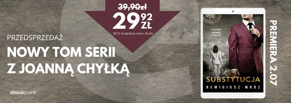 Przedsprzedaż! / 19. tom serii z Joanną Chyłką!