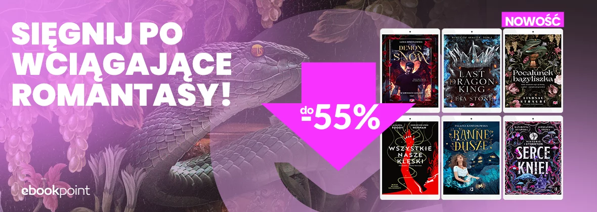 Sięgnij po wciągające romantasy! / do -55%