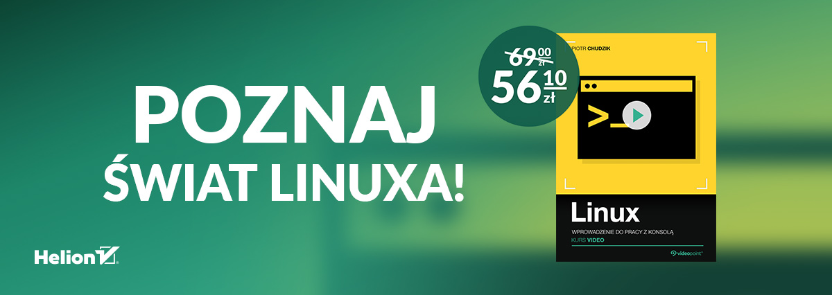 Promocja na ebooki Poznaj świat Linuxa - zacznij pracować z konsolą!