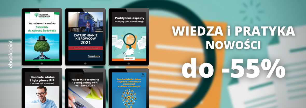 Promocja na ebooki Nowości Wydawnictwa Wiedza i Praktyka / do -55%