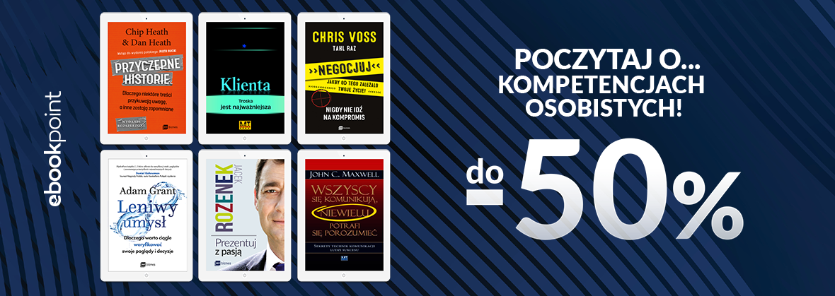Promocja na ebooki Poczytaj o...kompetencjach osobistych! / do -50%