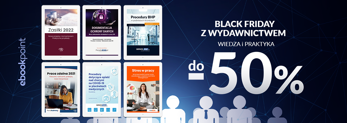 Promocja na ebooki Black Friday z Wydawnictwem WIEDZA i PRAKTYKA / do -50%