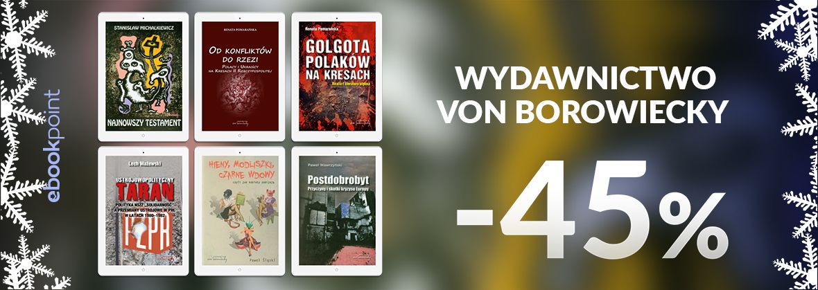 Promocja na ebooki Wydawnictwo Von BOROWIECKY /  -45%
