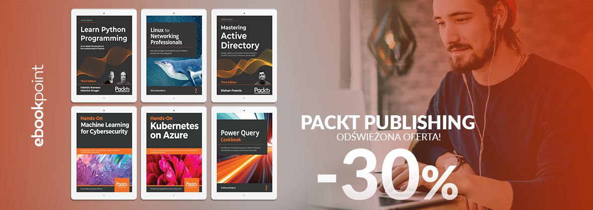 Promocja na ebooki Packt Publishing / ODŚWIEŻONA OFERTA! / -30%