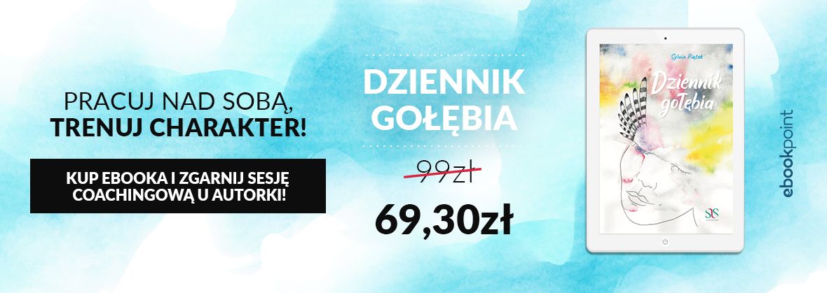 Promocja na ebooki Dziennik Gołębia z rabatem 30% - zgarnij sesję coachingową u Autorki! 