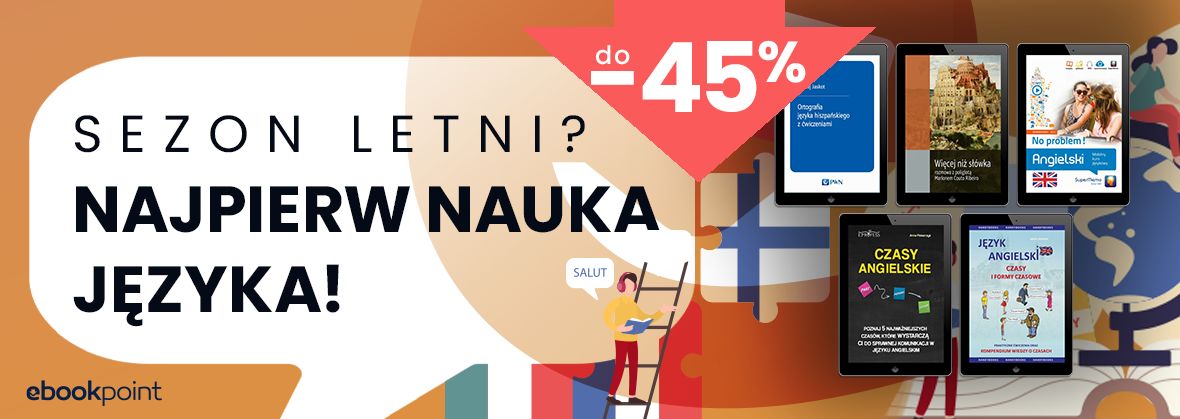 Promocja na ebooki Sezon letni? Najpierw NAUKA JĘZYKA! / do -45%