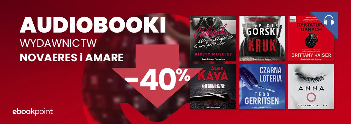  Audiobooki wydawnictwa HarperCollins -40%