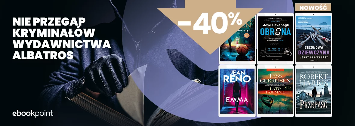 Nie przegap kryminałów wydawnictwa Albatros do -40%