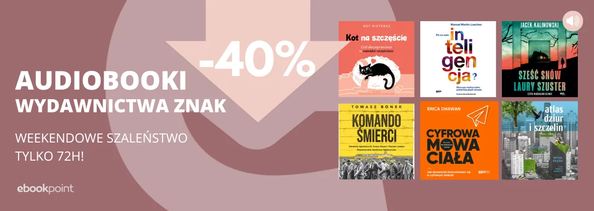 Audiobooki Znak - weekendowe szaleństwo! / TYLKO 72H!