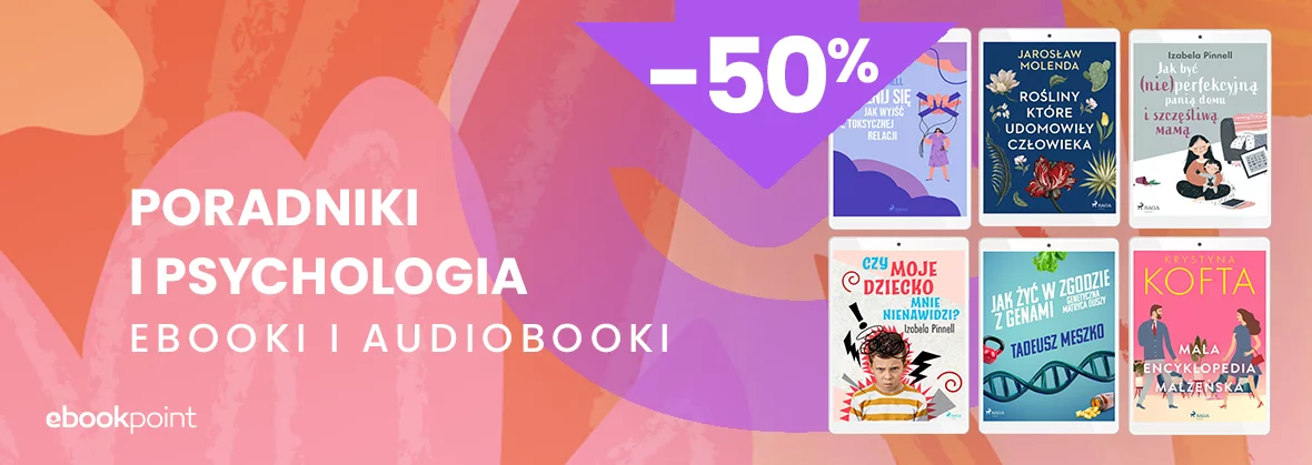 Grafika promocyjna - Poradniki i psychologia / Ebooki i audiobooki -50%