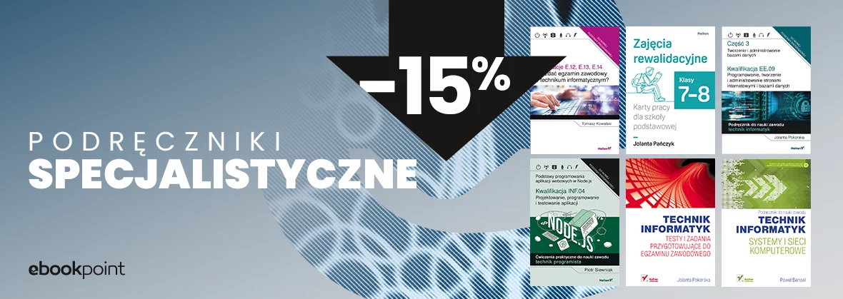 Grafika promocyjna - Podręczniki specjalistyczne -15%