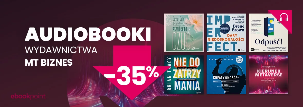 Audiobooki Wydawnictwa MT BIZNES -35%