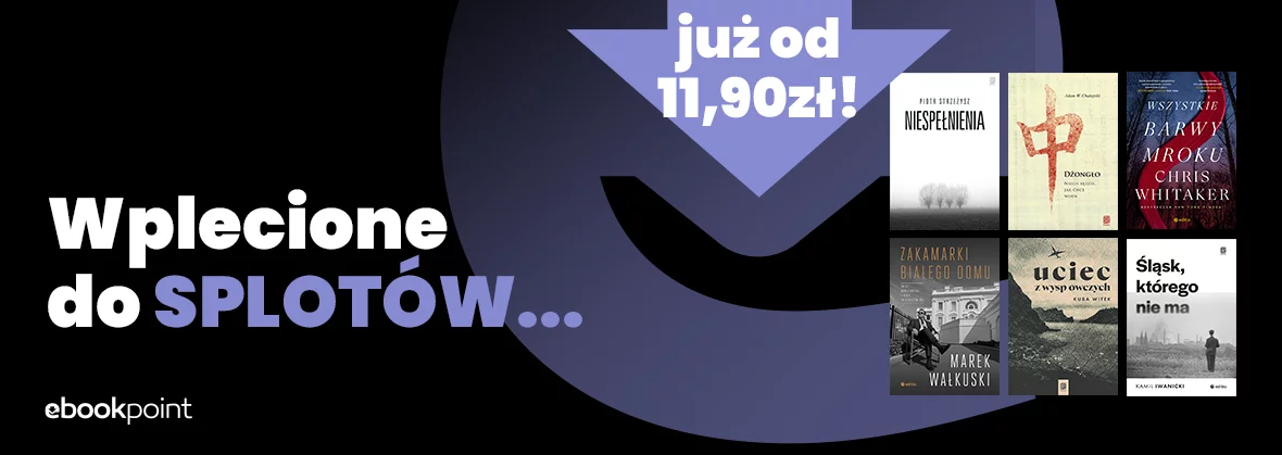 Grafika promocji - Wplecione do SPLOTÓW... / Książki już od 11,90zł
