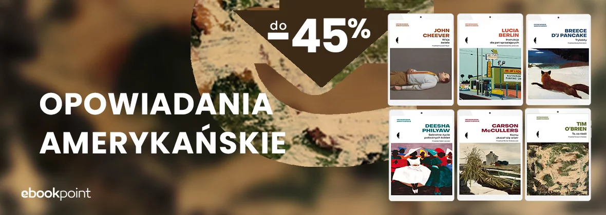 Grafika promocji - OPOWIADANIA AMERYKAŃSKIE do -45%