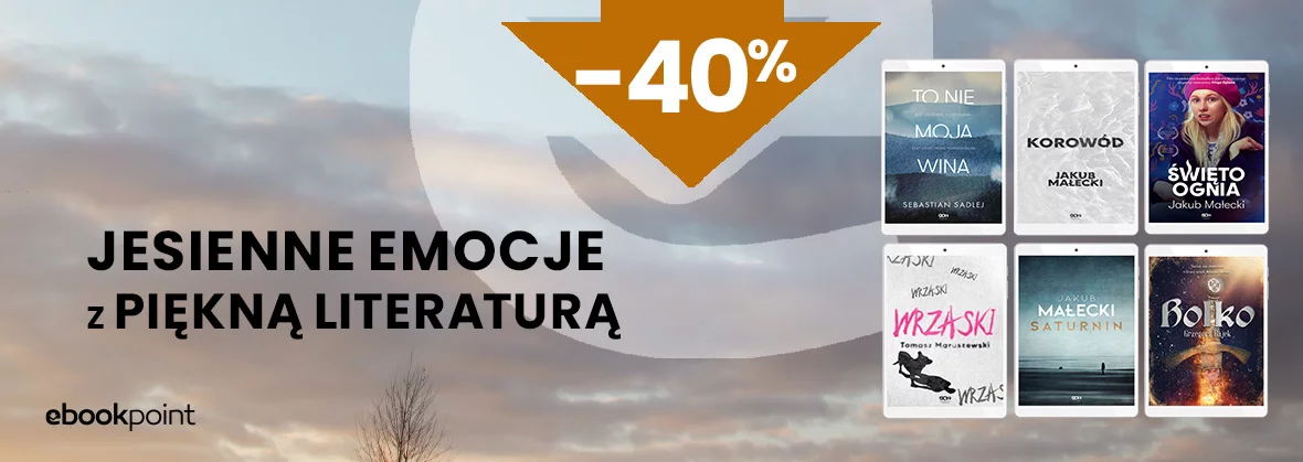 Grafika promocji - Jesienne emocje z piękną literaturą -40%