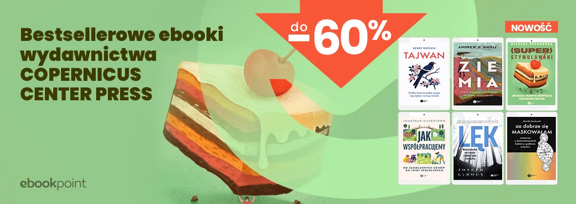 Grafika promocji - Bestsellerowe ebooki wydawnictwa COPERNICUS CENTER PRESS do -60%