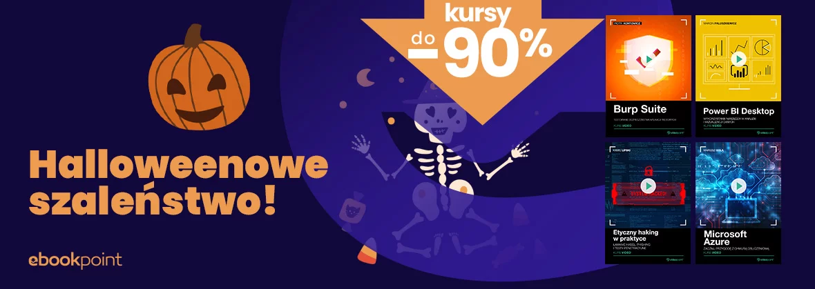 Halloweenowe szaleństwo! [kursy do -90%]