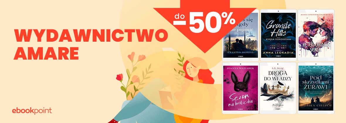 Grafika promocji - Wydawnictwo AMARE do -50%