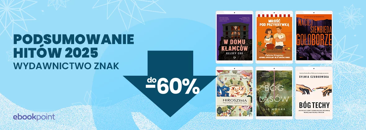 Grafika promocji - Podsumowanie HITÓW 2025 / Wydawnictwo Znak do -60%