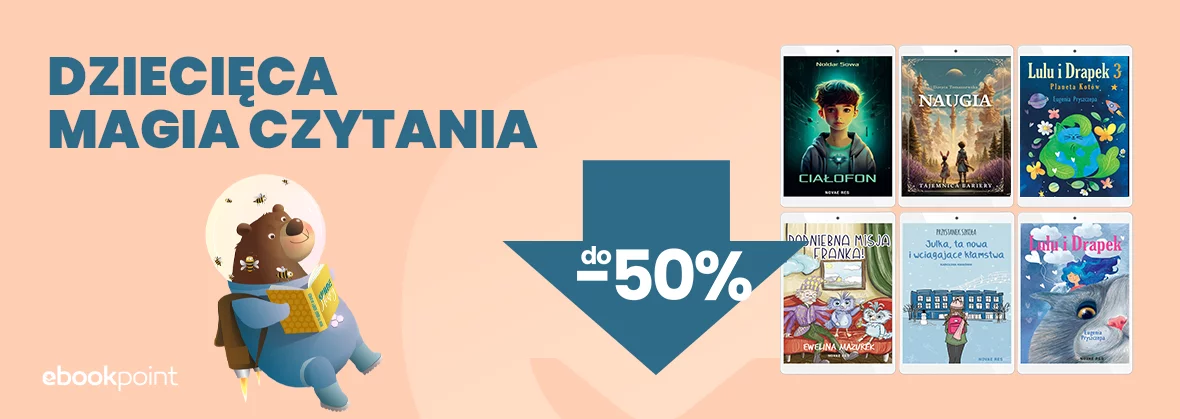 Grafika promocji - Dziecięca magia czytania do -50%
