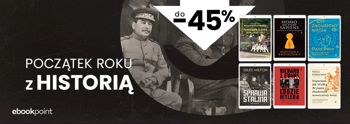 Grafika promocji - Początek roku z HISTORIĄ do -45%