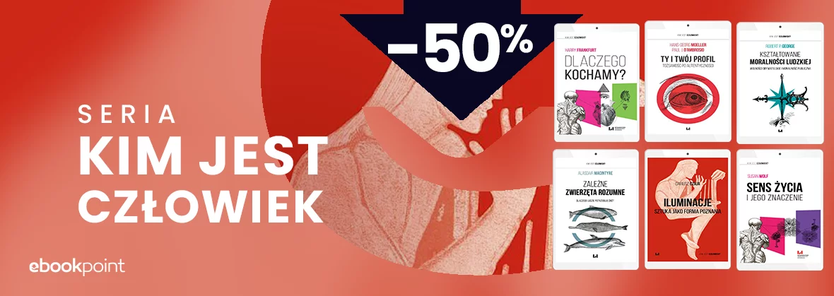 Grafika promocji - Seria KIM JEST CZŁOWIEK -50%