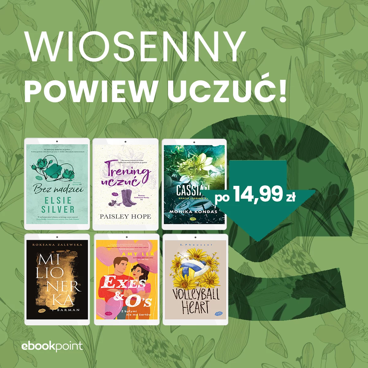 Grafika promocji - Wiosenny POWIEW UCZUĆ! / Ebooki i audiobooki Editio Red po 14,99zł!