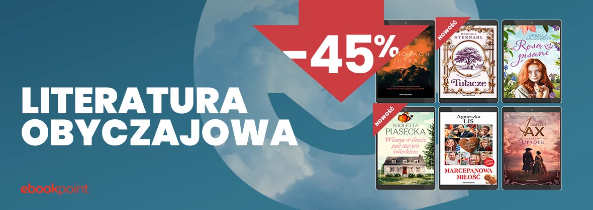 Grafika promocji - Literatura obyczajowa [skarpa warszawska -45%]