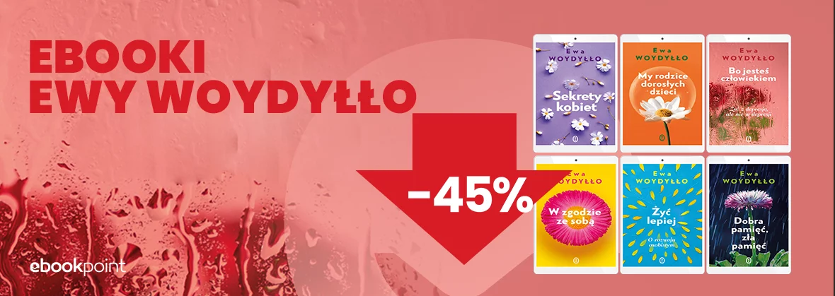 Grafika promocji - Ebooki Ewy WOYDYŁŁO -45%