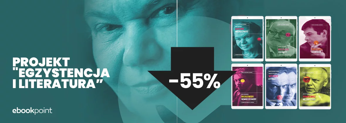 Grafika promocji - Projekt EGZYSTENCJA i LITERATURA -55%