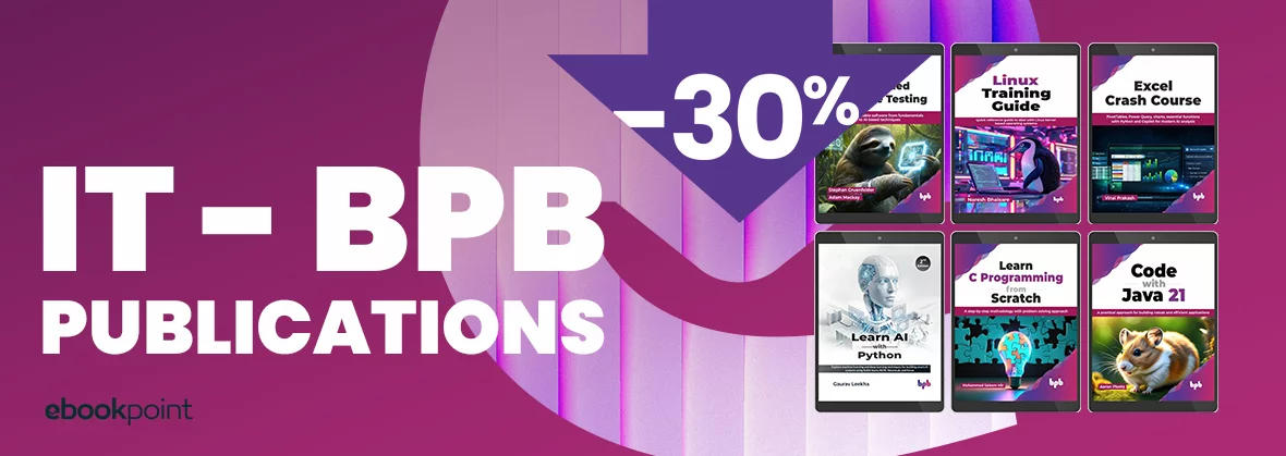 Grafika promocji - BPB Publications [IT -30%]