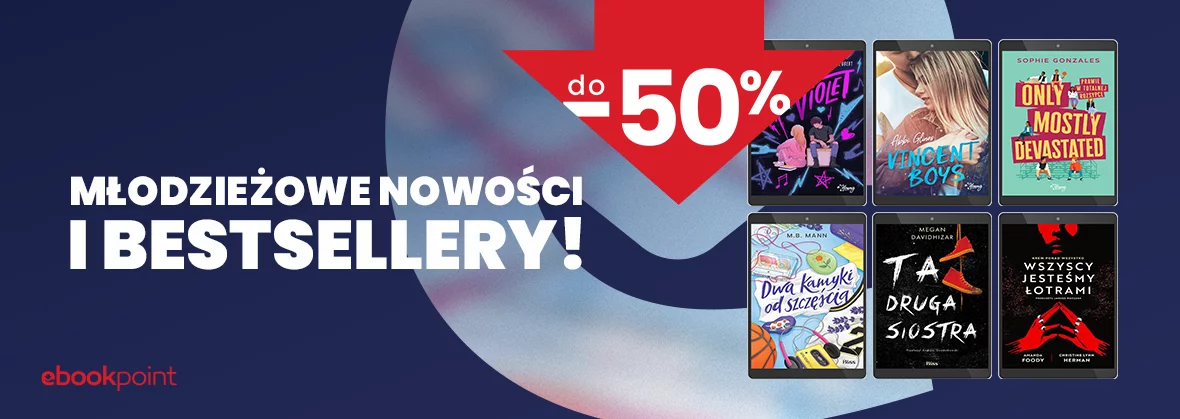 Grafika promocji - Młodzieżowe nowości i bestsellery! Wydawnictwo Young do -60%