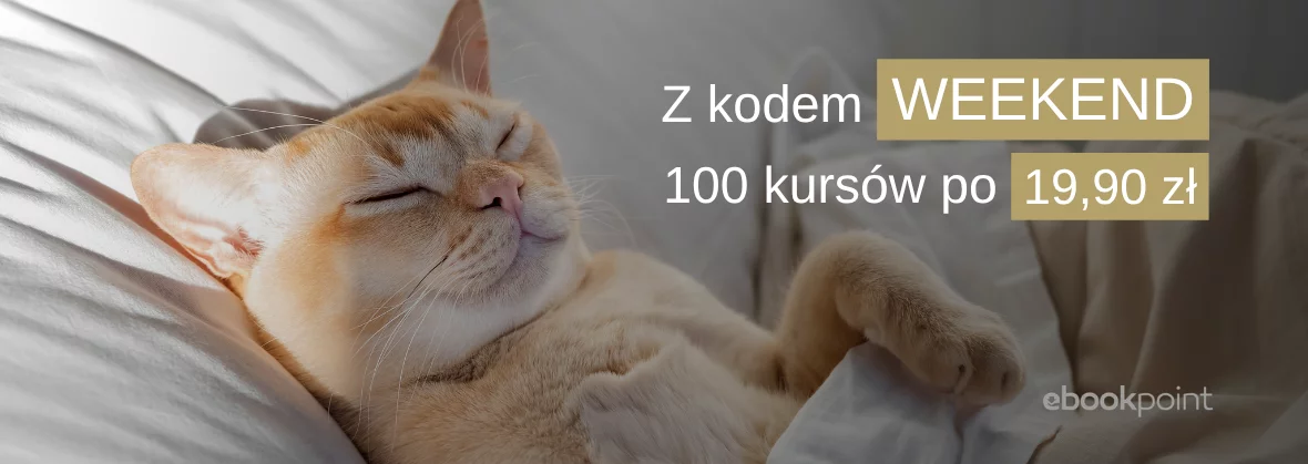 Grafika promocji - Z kodem WEEKEND, 100 kursów po 19,90 zł!