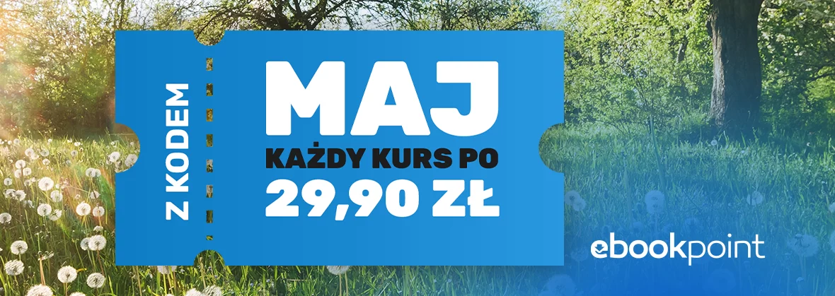 Grafika promocji - Majówka z kursem