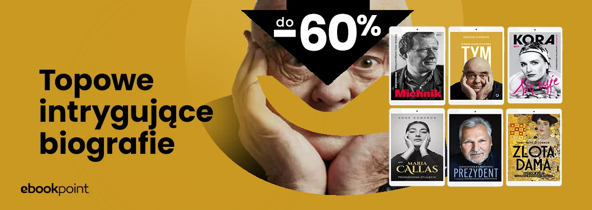 Grafika promocji - Topowe, intrygujące biografie / do -60%