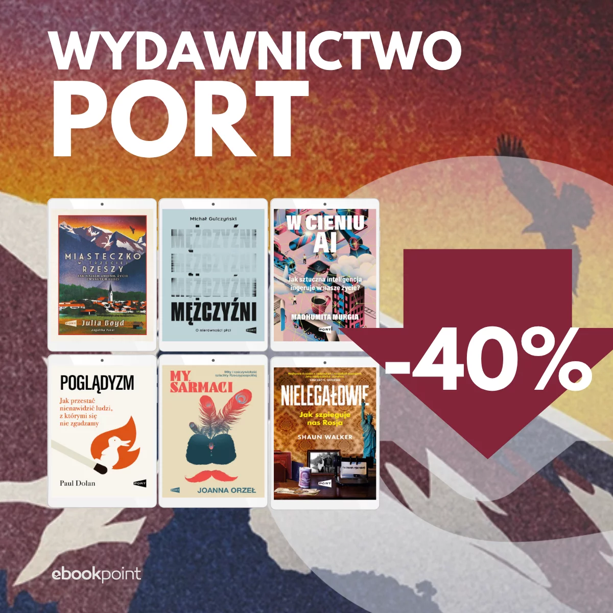 Grafika promocji - Wydawnictwo PORT / -40%