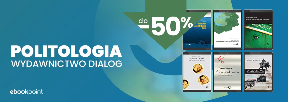 Grafika promocji - POLITOLOGIA do -50%
